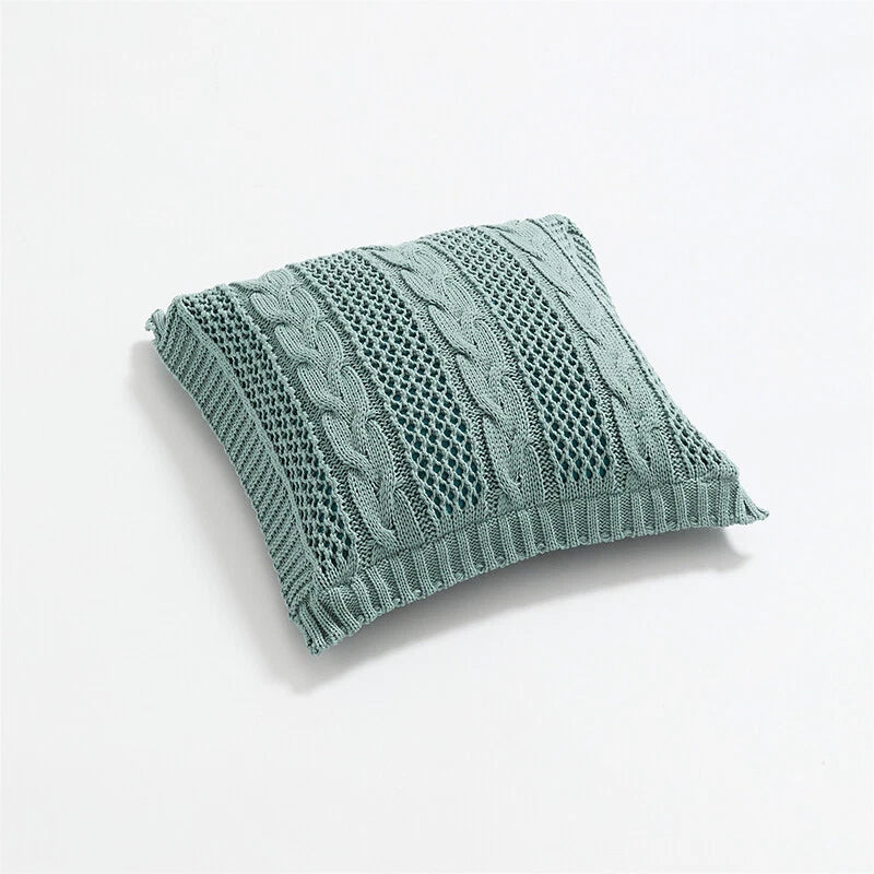 45*45cm Square Knitted Pillowcase Throw Waist Cushion Covers Sofa Bed Home Decor