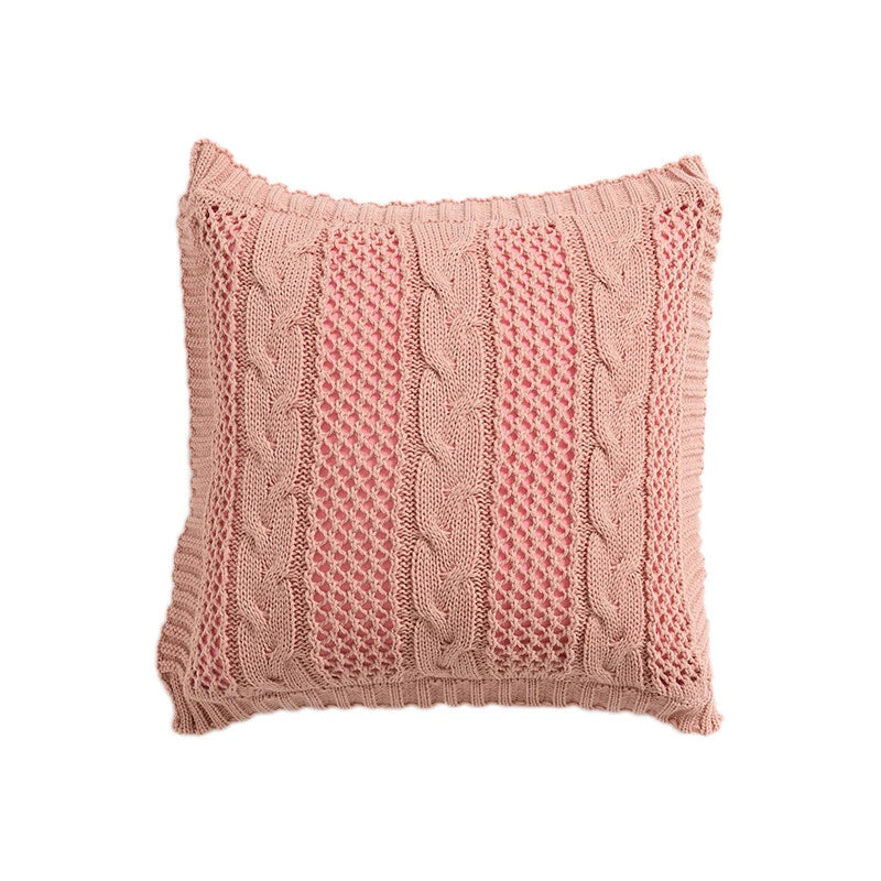 45*45cm Square Knitted Pillowcase Throw Waist Cushion Covers Sofa Bed Home Decor