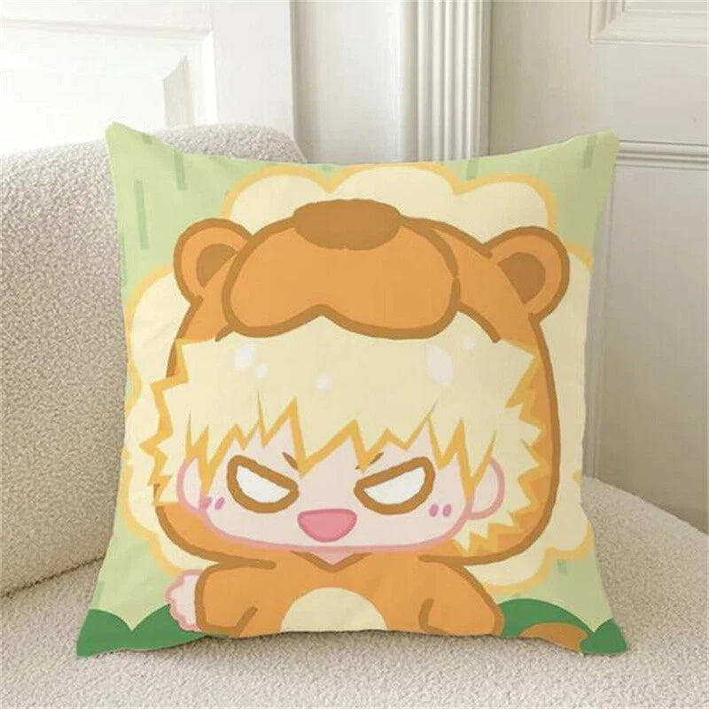 My Hero Academia Print Cushion Cover Pillowcase Home Sofa Decorative Cushions