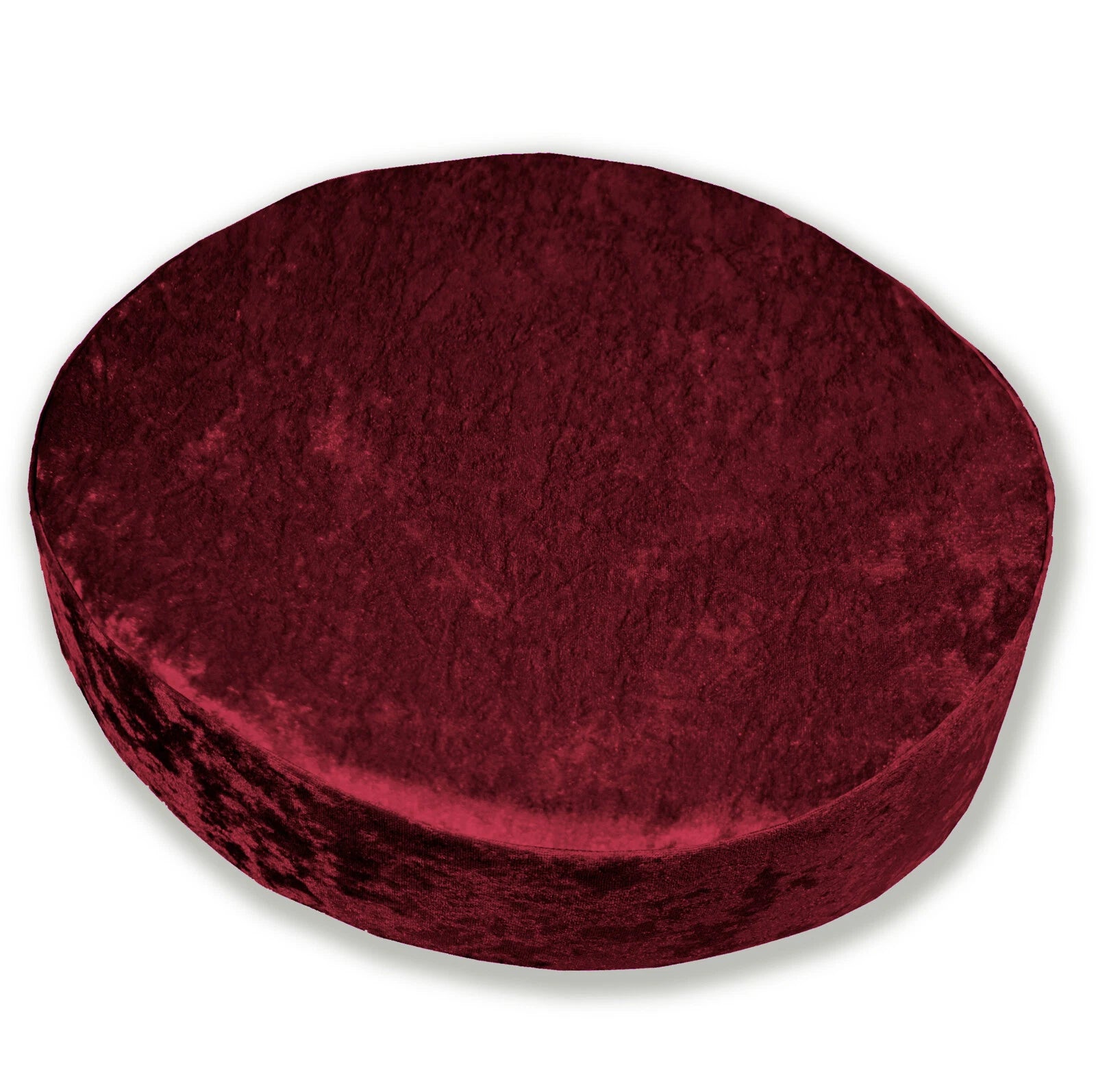 Mv25 D-Red Crushed Velvet Sofa Seat Patio Bench Box Cushion Bolster Cover/Runner