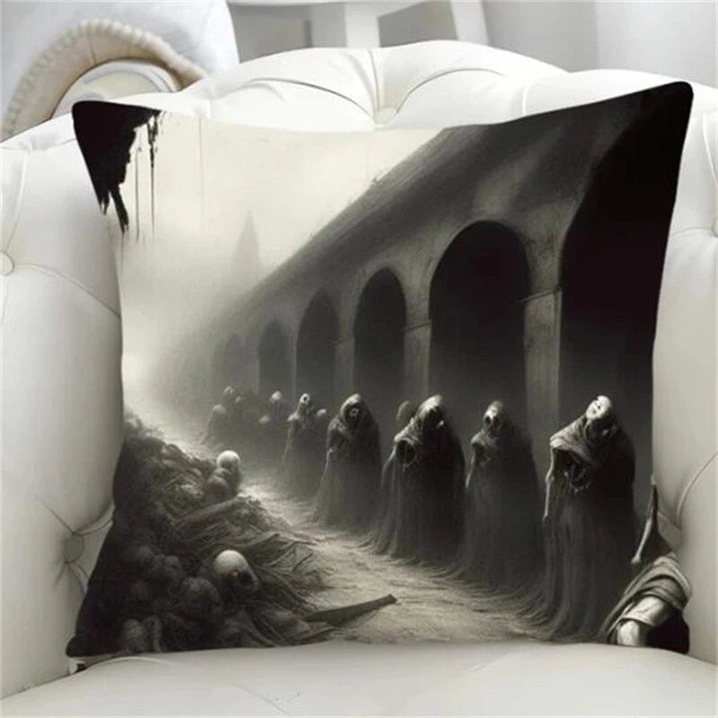 Pillowcase the Underground Cushion Cover Decor Pillowcases for Short Plush Sofa