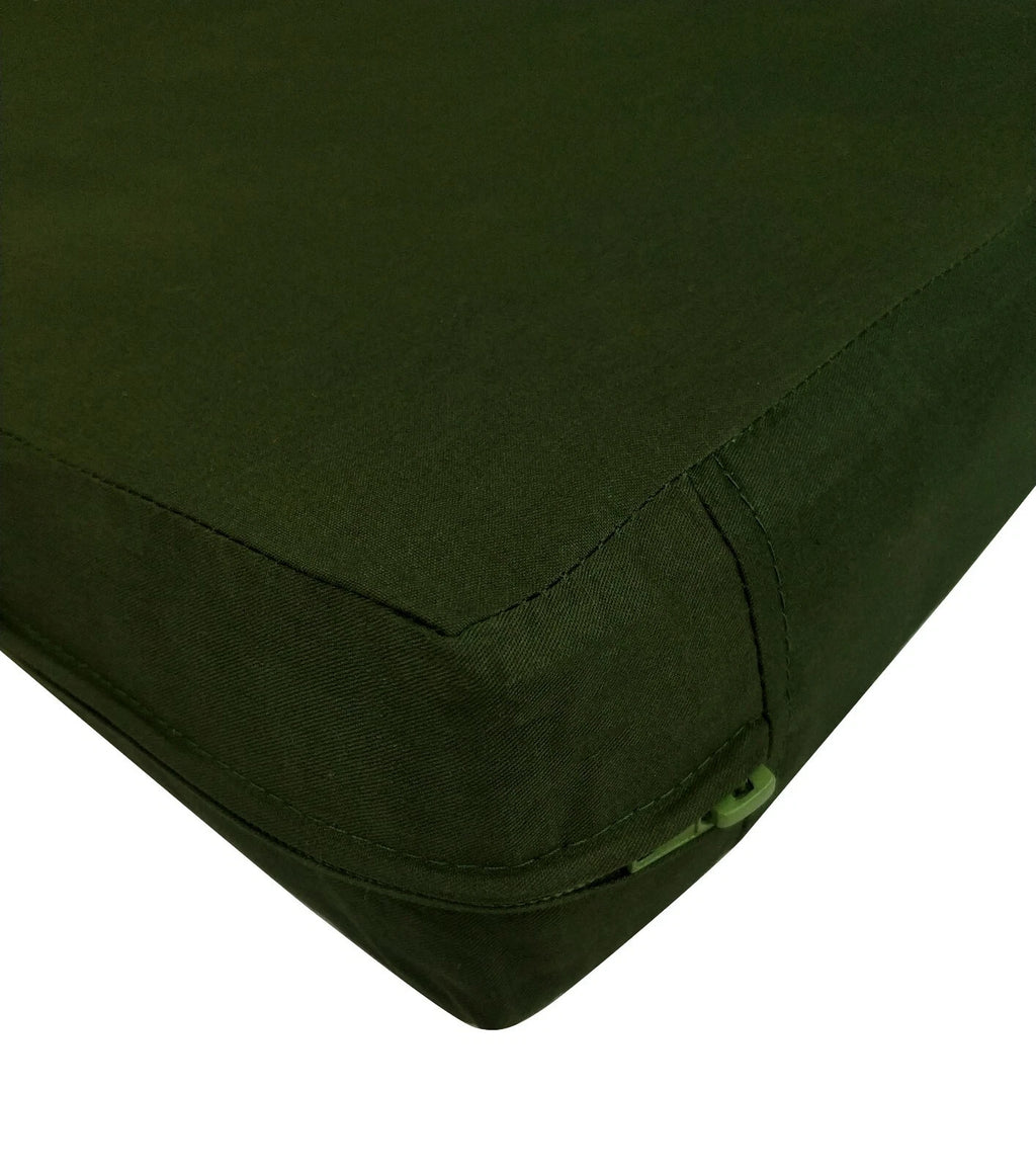 Box Square Shape Cover*100% Pure Cotton bed Soft Fine Cushion Case Custom Size