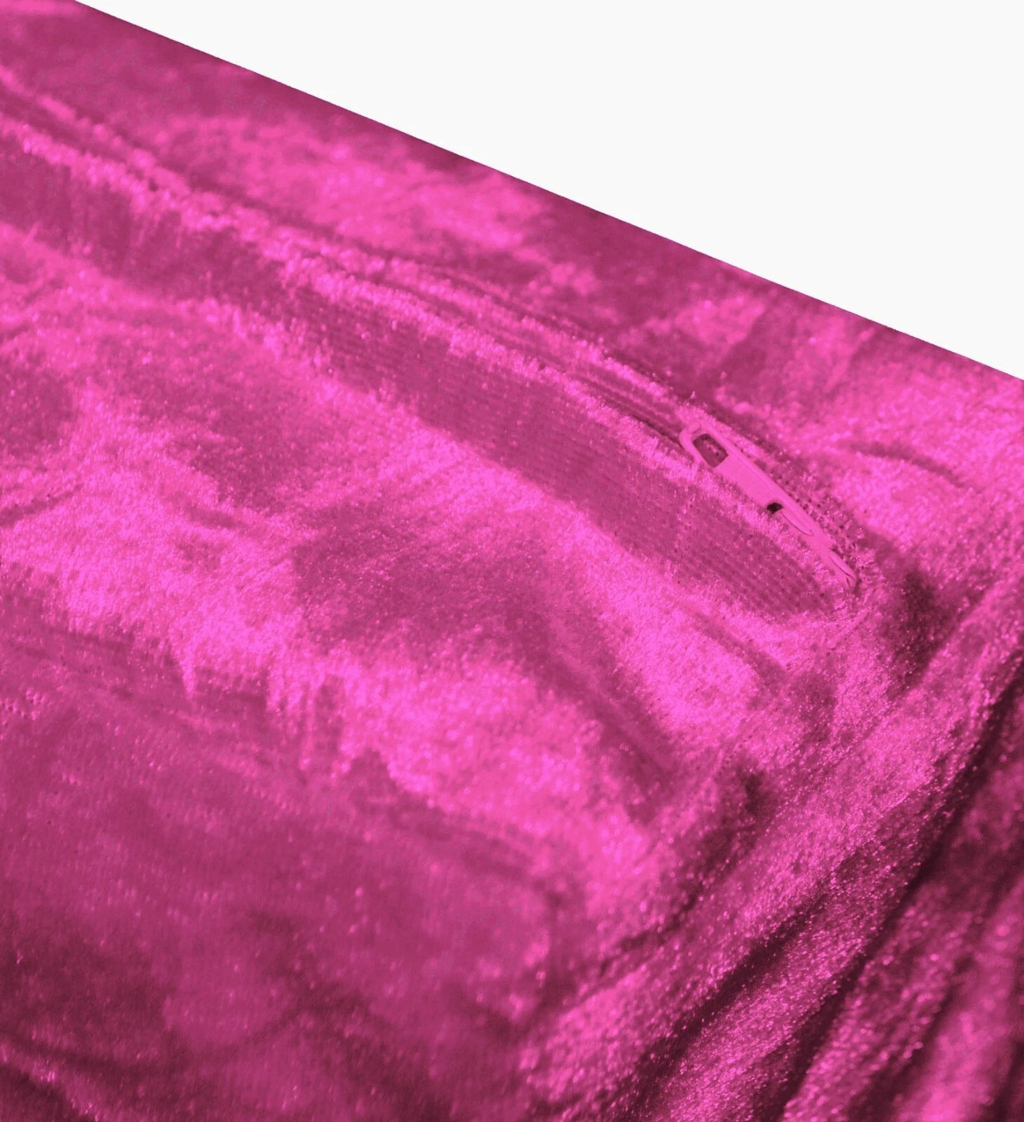 Mv99 H-Pink Crush Velvet Sofa Seat Patio Bench Box Cushion Bolster Cover/Runner