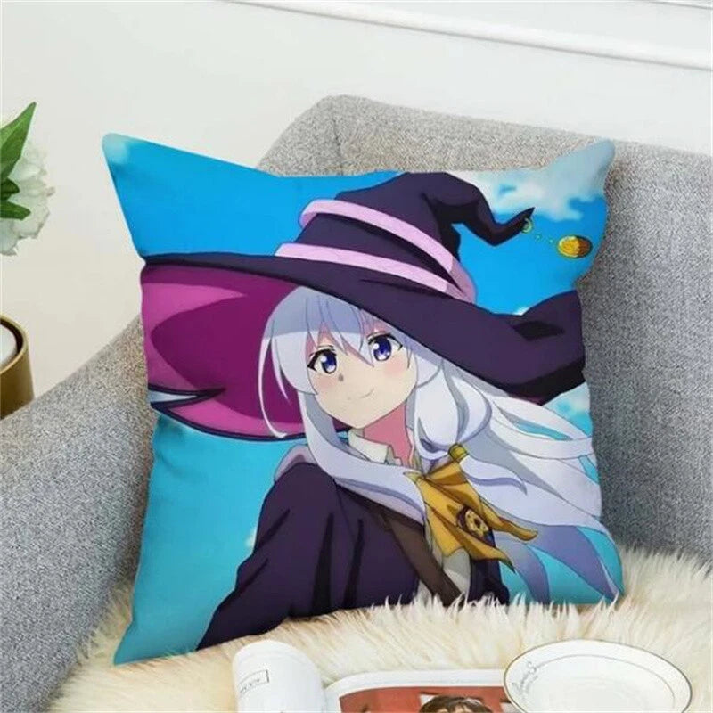 Wandering Witch Pillow Cases Decorative Cushions Cover for Sofa Decor