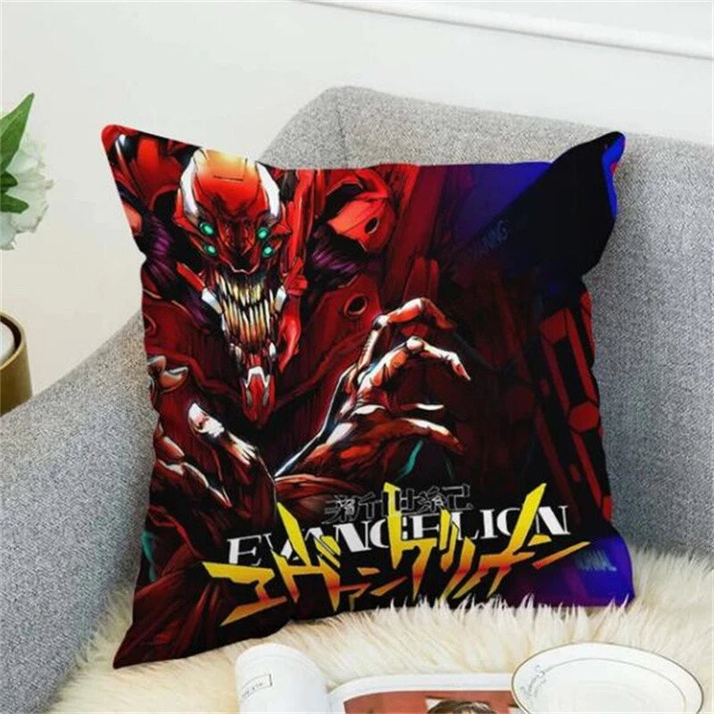 Decorative E-Evangelion Pillow Cover Sofa Cushions Pilow Cases Cushion Covers