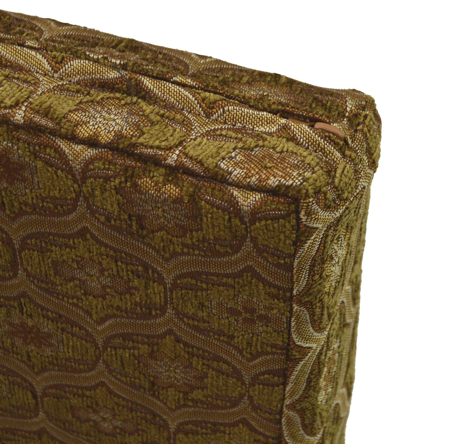 We62 -Olive Brown Eye Flora Damask Bolster Case/Pillow/Sofa Seat Cushion Cover
