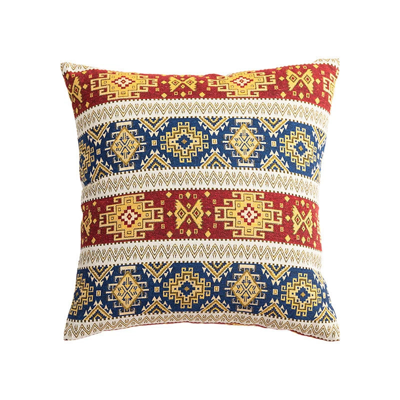 24 x 24in Cotton Linen Blend Home Throw Pillow Cover Case Sofa Bed Cushion Cover