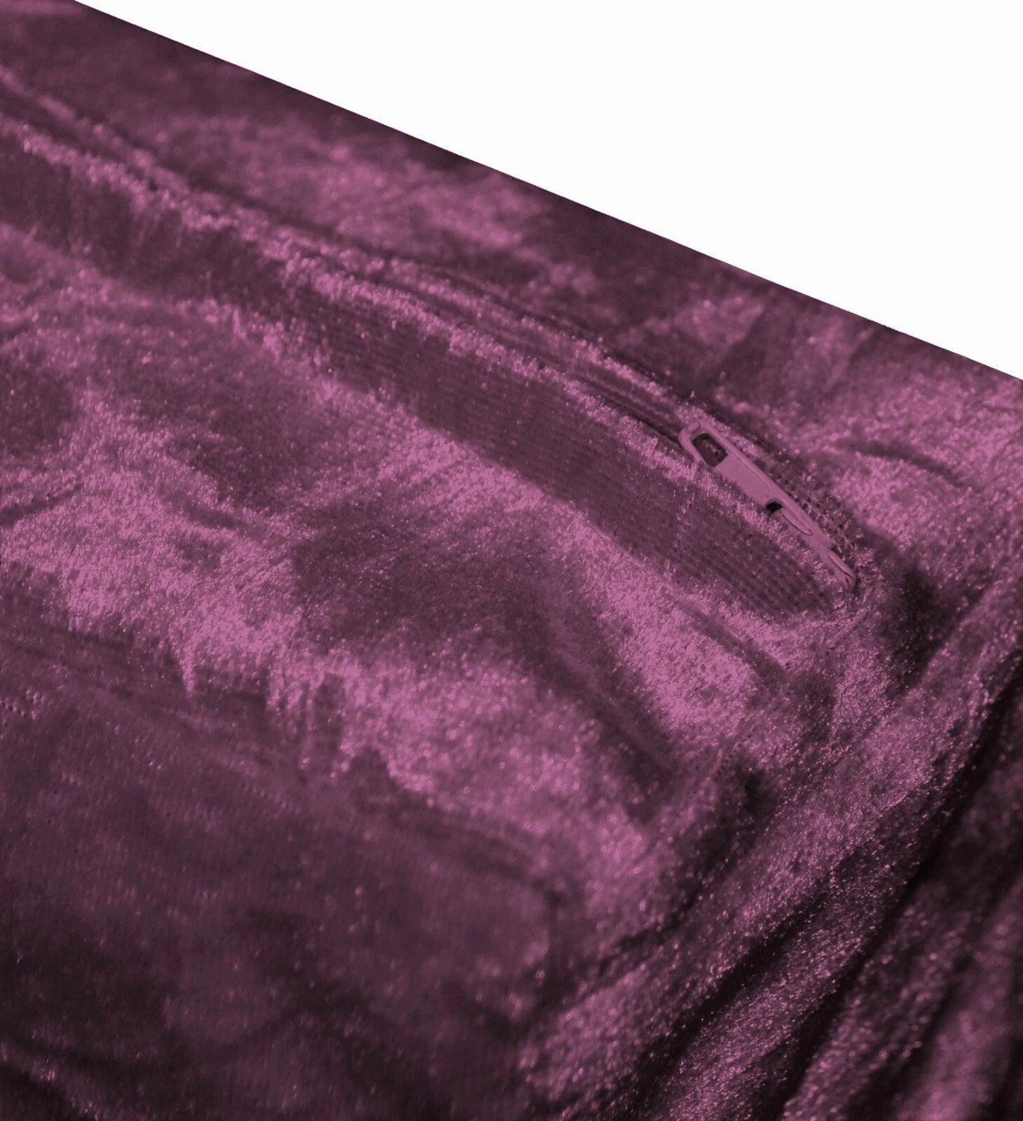 Mv07 Purple Crush Velvet Sofa Seat Patio Bench Box Cushion Bolster Cover/Runner