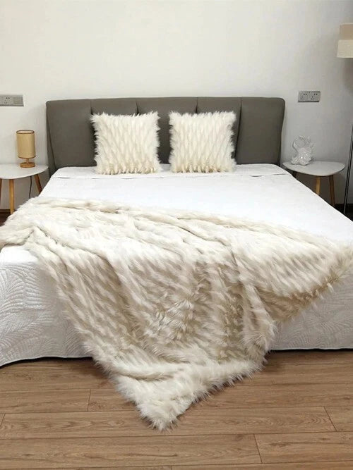 Soft Fur Plush Cushion Cover Luxury Home Decor Pillow Covers Sofa Bed Decorative