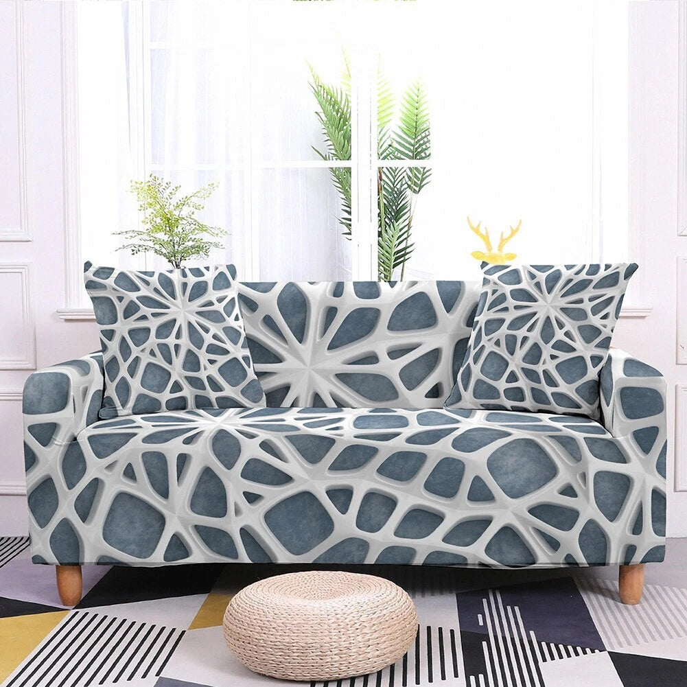 Geometric Printed Elastic Sofa Covers Seater Cover for Living Room Corner