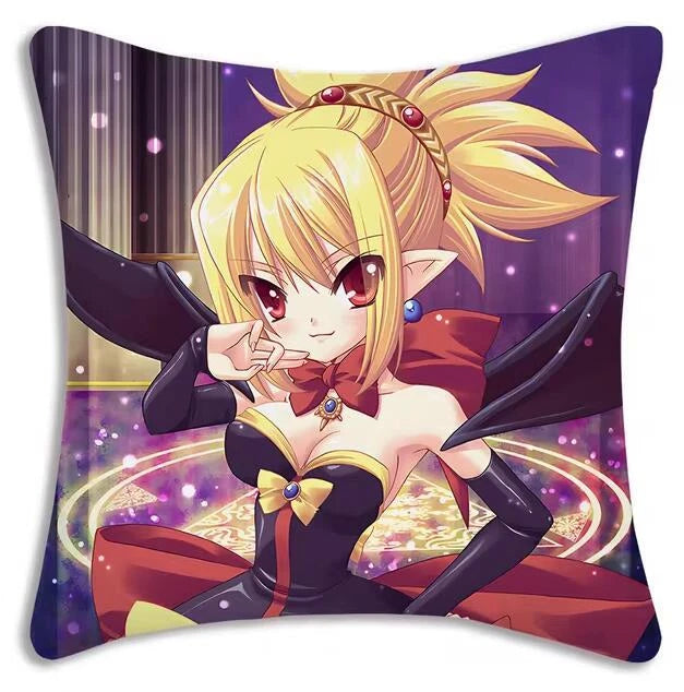 Black Eevee Throw Pillow Covers Cartoon Sofa Decor Home Printing Cushion Cover