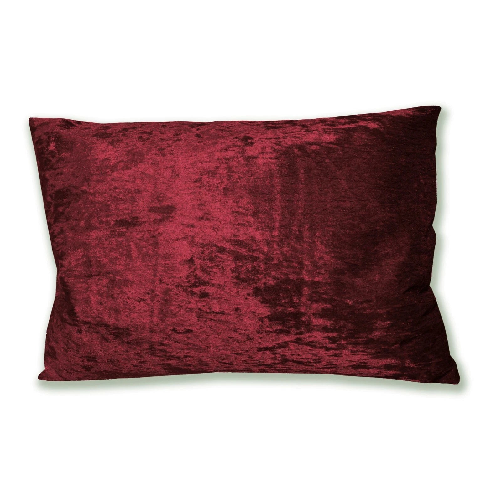 Mv25 D-Red Crushed Velvet Sofa Seat Patio Bench Box Cushion Bolster Cover/Runner