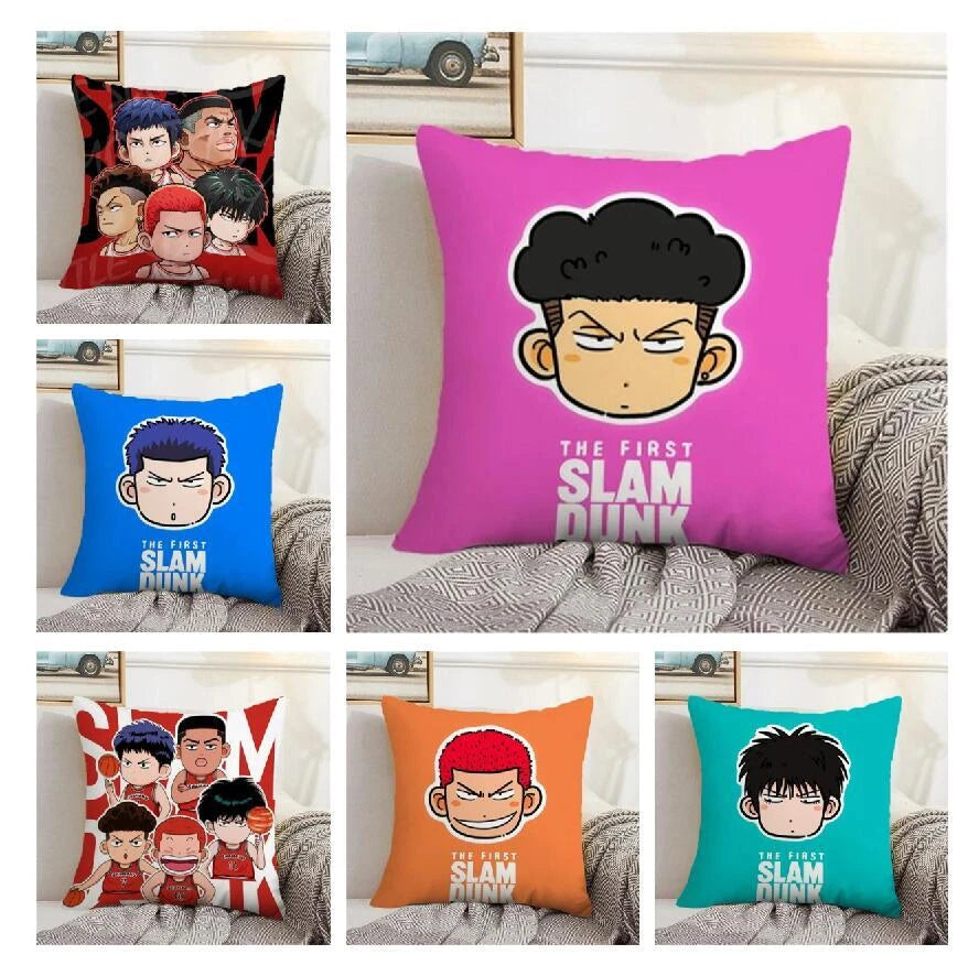 Slam Dunk Short Plush Decor Pillows Cover Cushions Home Decor Pillowcase Sofa