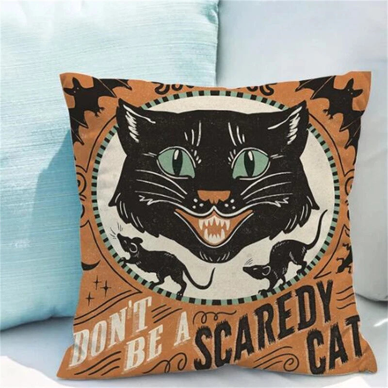 Happy Halloween Pillowcases Cushions for Bed Cushion Print of Modern Sofa Car