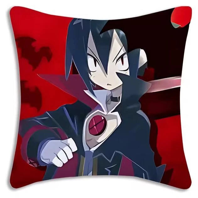 Black Eevee Throw Pillow Covers Cartoon Sofa Decor Home Printing Cushion Cover