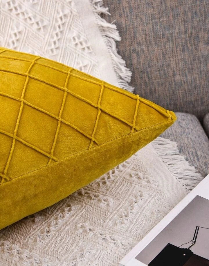 VeCushion Cover Decorative Pillowcase  for Home,Washable with Zip.