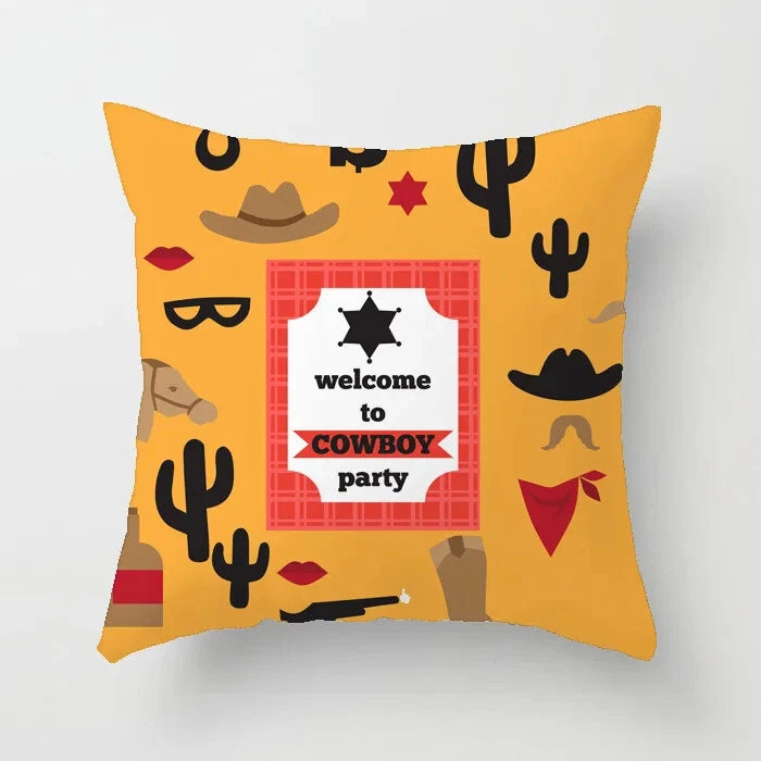 Cactus Succulent Plants Pillowcase Decor Sofa Cushion Case Bed Pillow Cover