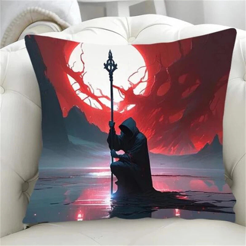 Pillowcase the Underground Cushion Cover Fall Decorative for Short Plush Sofa