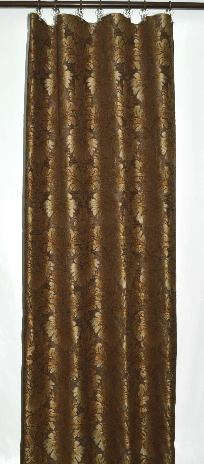 We57 - Brown Big Peony Flower Leaf Bolster Case/Pillow/Sofa Seat Cushion Cover