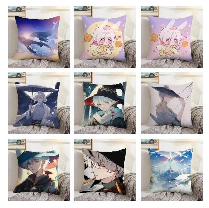 Pillowcase Children of Light Cushion Anime Cover Decorative for Short Plush Sofa
