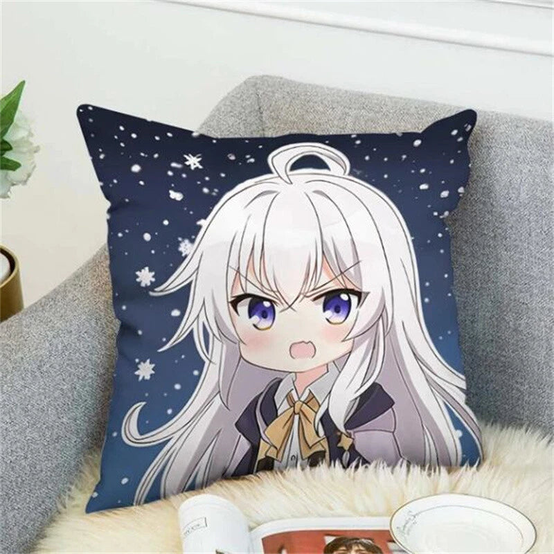 Wandering Witch Pillow Cases Decorative Cushions Cover for Sofa Decor Pillowcase