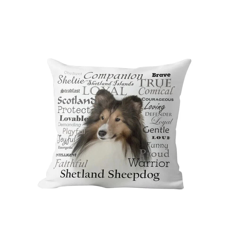 Dog Yorkie Pillow Case Pug Pillows Sofa Car Bed Sofa Pillow Case Cushion Cover
