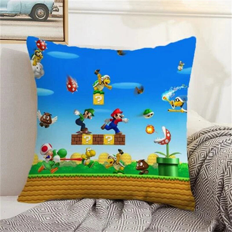 Cushion Cover M-marios Pillow Covers Cushions Sofa Pilow Cases Home Decoration
