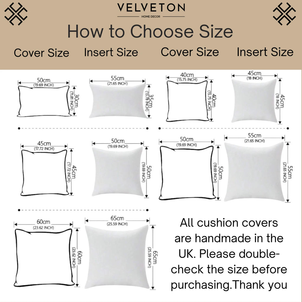New Velvet Cushion Cover – Decorative Pillowcase for Home or Hotel Pack of 2.