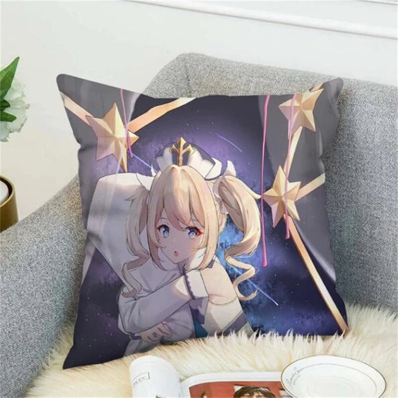 Genshin Impact Printed Pillowcases Decorative Cushion Covers Home Decor Sofa