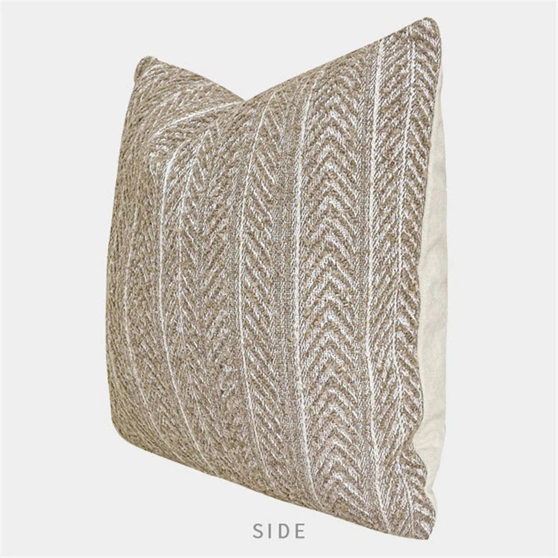 18x18in Modern Wool Blend Fabric Throw Pillow Covers Sofa Bed Cushion Cover Case