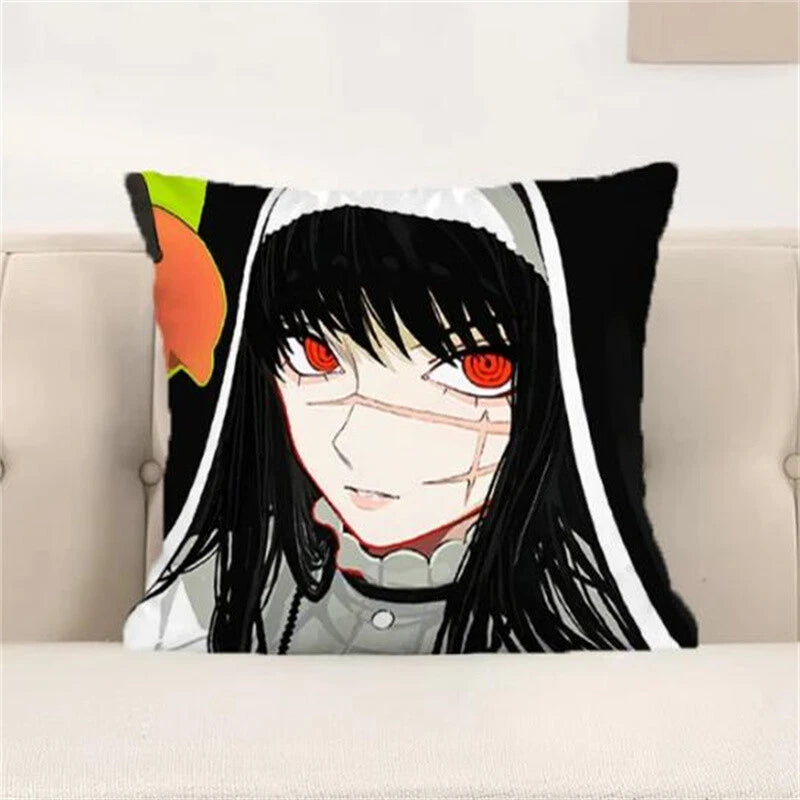 Pillow Covers Decorative Sofa Chainsaw Man Cushion Cover Pillows Cases Home