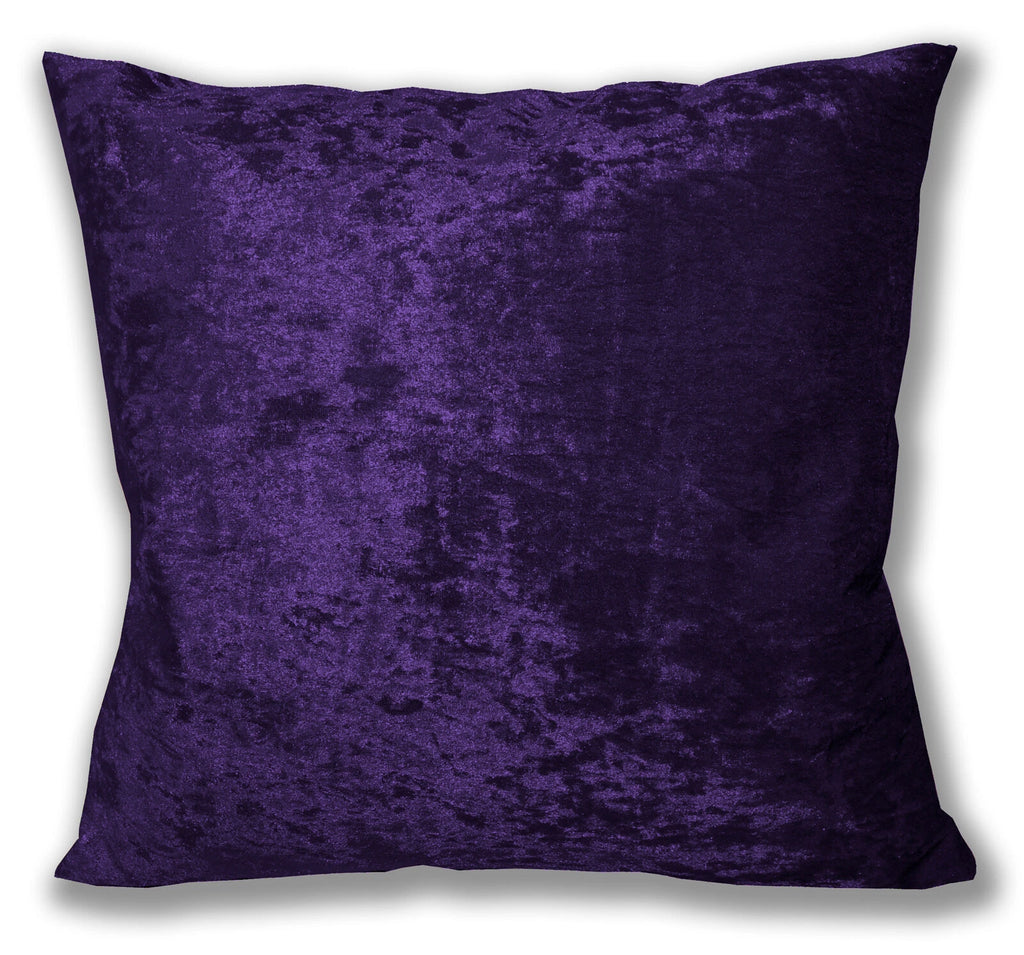 Mv29 Voilet Crush Velvet Sofa Seat Patio Bench Box Cushion Bolster Cover/Runner