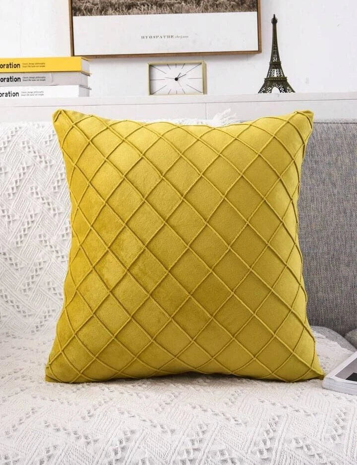 VeCushion Cover Decorative Pillowcase  for Home,Washable with Zip.