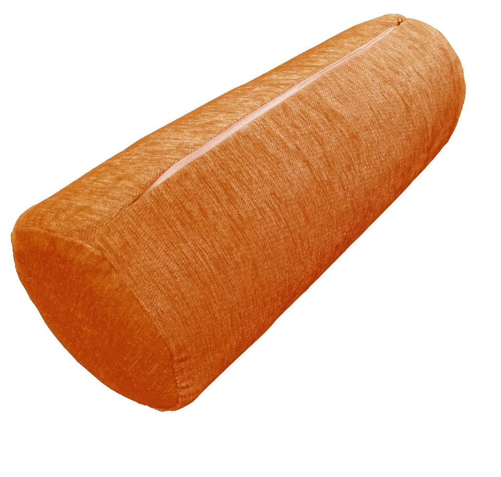Wn06 Orange Chenille  Sofa Seat Patio Bench Box Cushion Bolster Cover/Runner