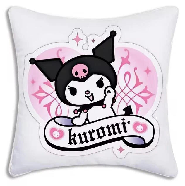Kuromi Cartoon Pillow Covers Cartoon Sofa Decor Home Print Cute Cushion Cover
