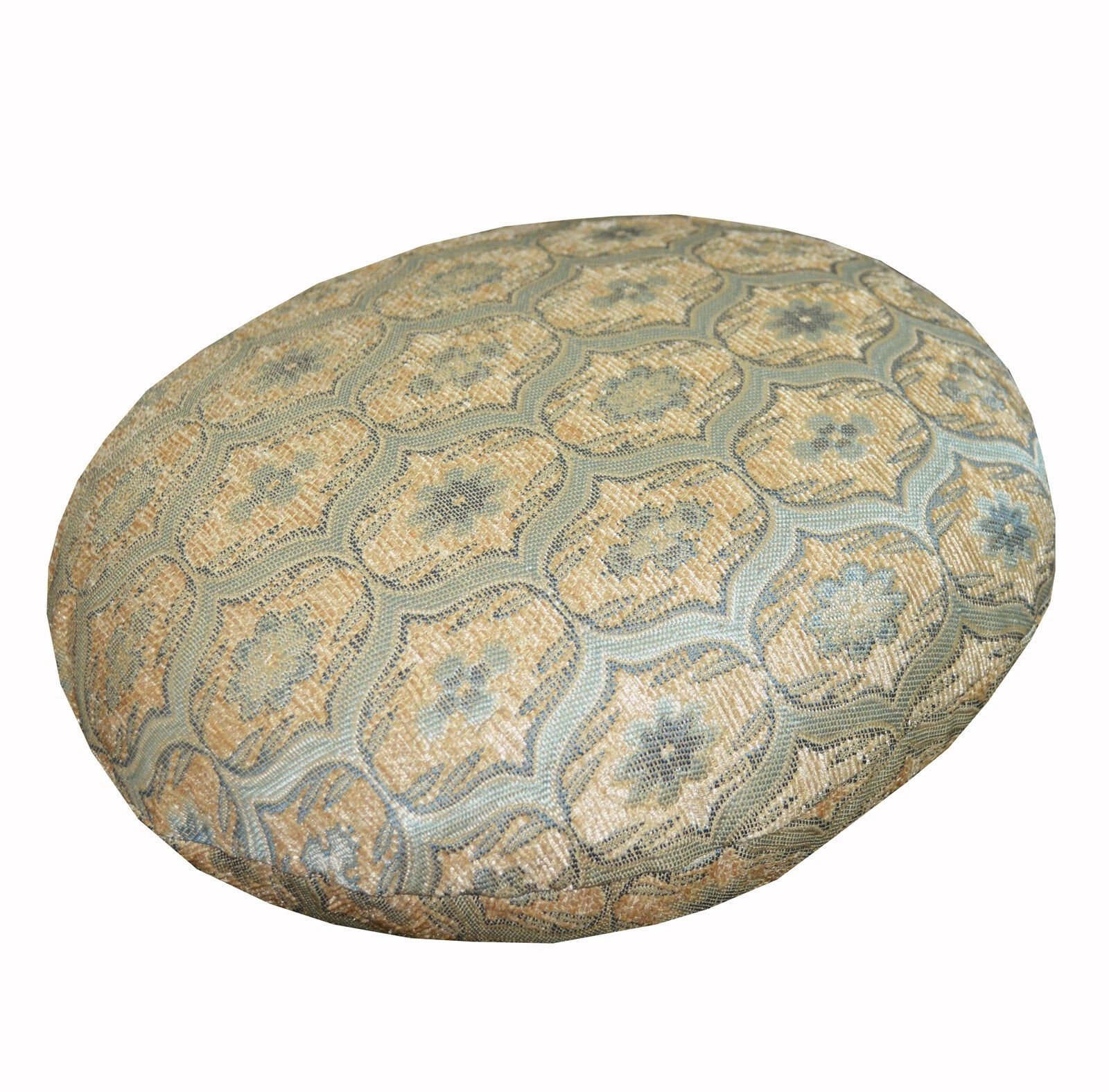 We64 -Light Blue Eye Flora Damask Bolster Case/Pillow/Sofa Seat Cushion Cover