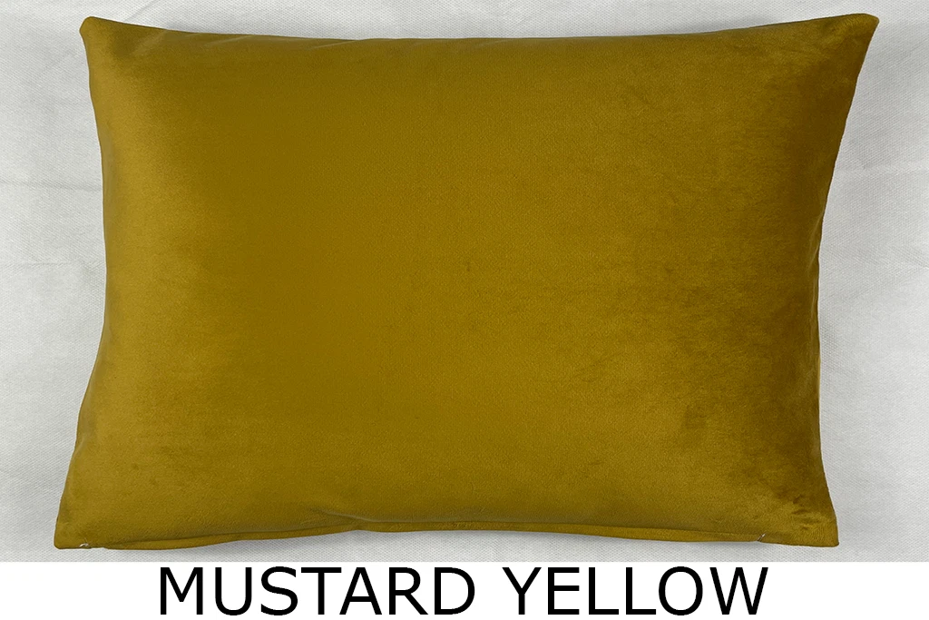 Plush Velvet Rectangle Cushion Cover Handmade Pillow Case Sofa Bed Home Decor
