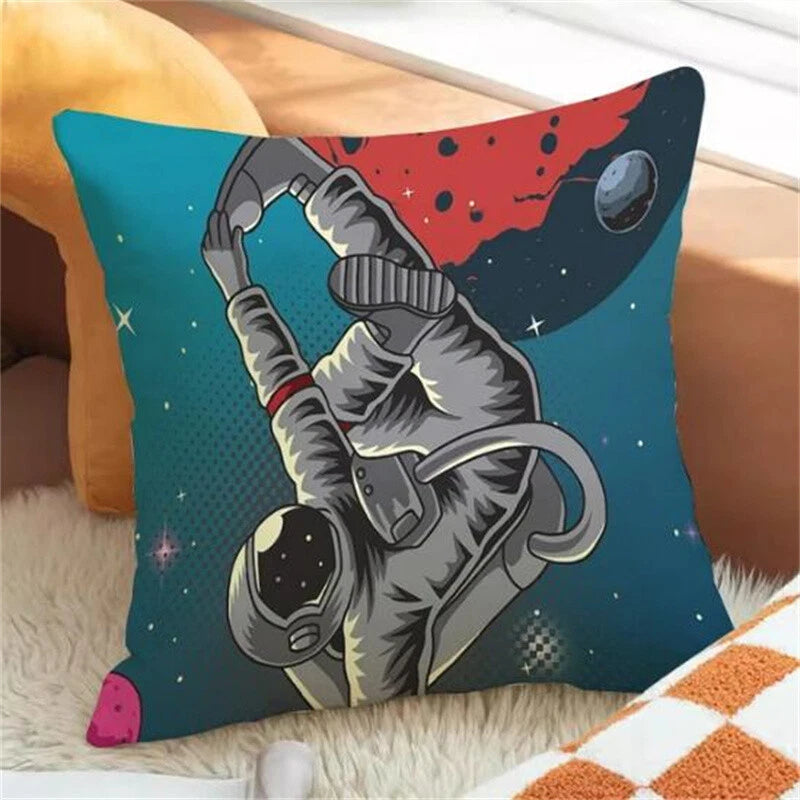 Astronaut Decorative Pillowcase Cushion Cover Car Sofa Cushions Pillow Covers