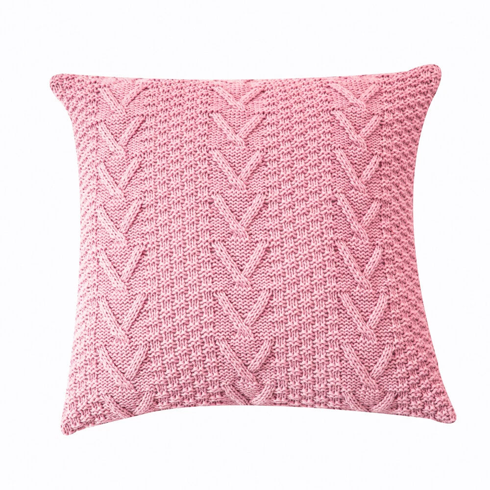 Knitted Pillowcase Sofa Bed Throw Waist Car Cushion Cover Pillow Case Home Decor