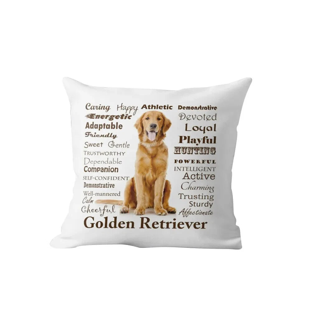 Dog Yorkie Pillow Case Pug Pillows Sofa Car Bed Sofa Pillow Case Cushion Cover