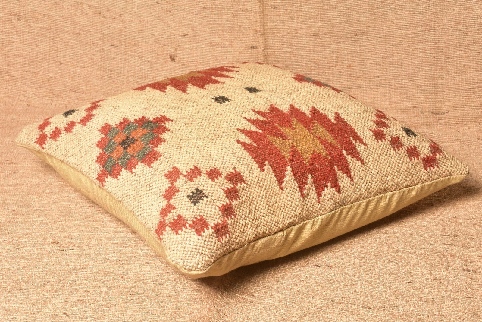 Handmade Jute Wool Kilim Cushion Cover Pillow Covers Pillow Case 45 Cm 3 Pcs
