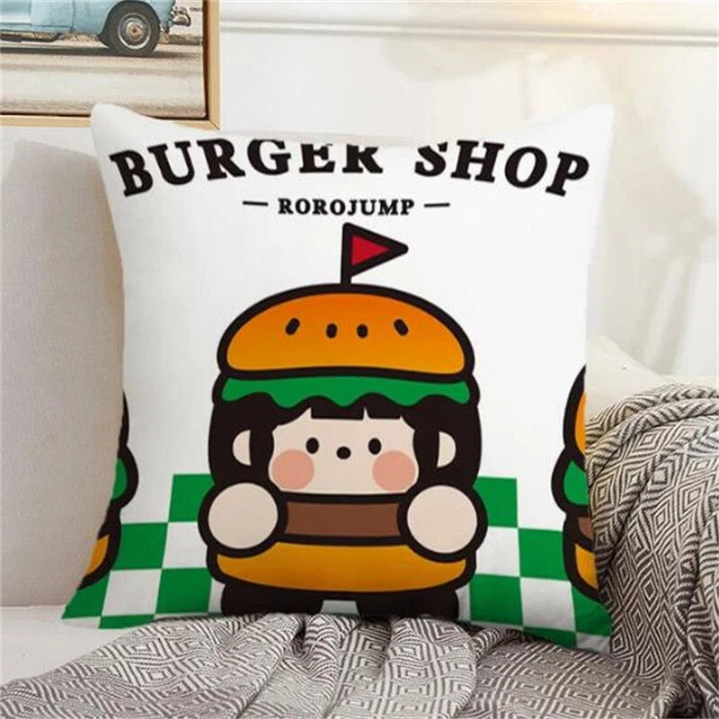 Cushions Home Decor Rorojump Pillow Cover Pillowcase for Cushion Sofa Anime