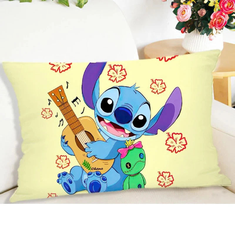 Stitch Pillowcase Room Bed Sleeping Pillowcase Living Room Sofa Cushion Cover