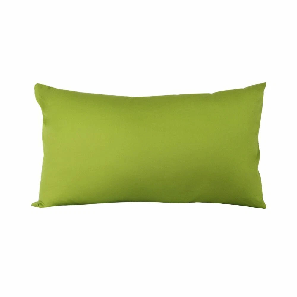 Cotton Pillowcase Twill Plain Long Pillowcase 50x70 Large Size Sofa Bed Cushion