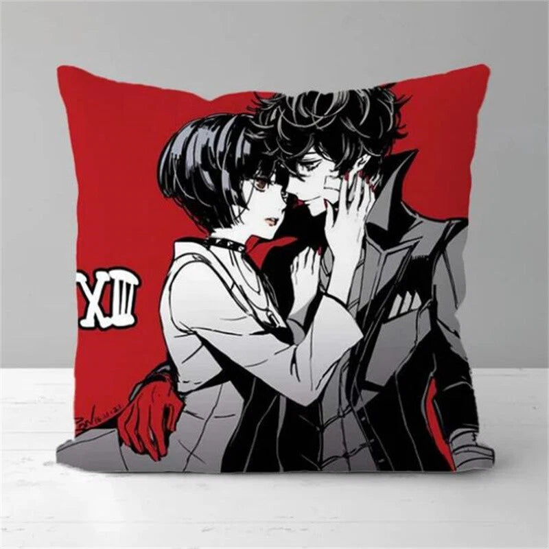 Anime Persona 5 Pillowcase Cushion Cover Sofa Decorative Cartoon Pillow Case