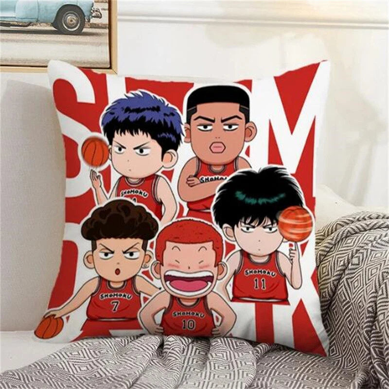 Slam Dunk Short Plush Decor Pillows Cover Cushions Home Decor Pillowcase Sofa