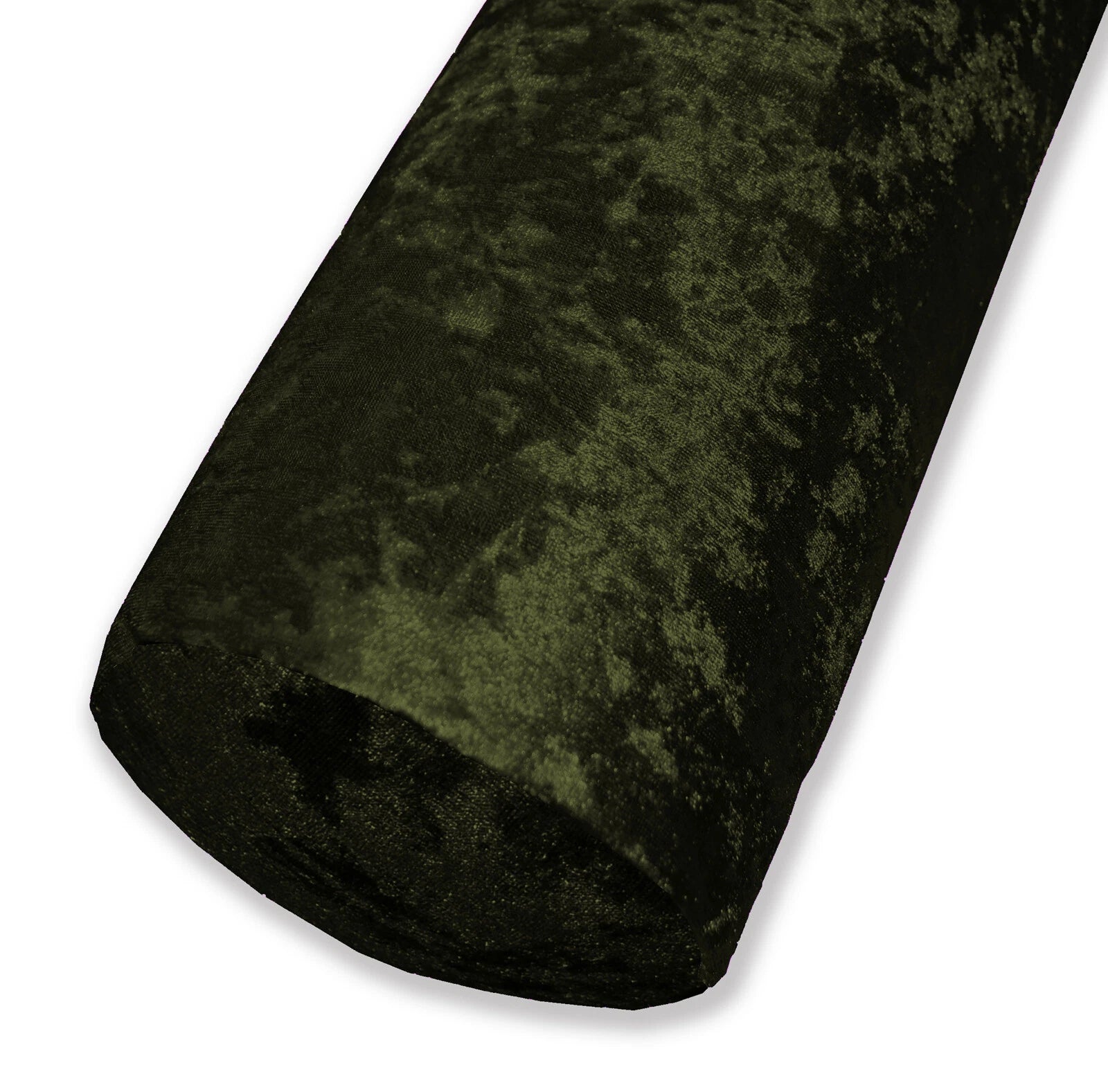 Mv34 Olive Crushed Velvet Sofa Seat Patio Bench Box Cushion Bolster Cover/Runner