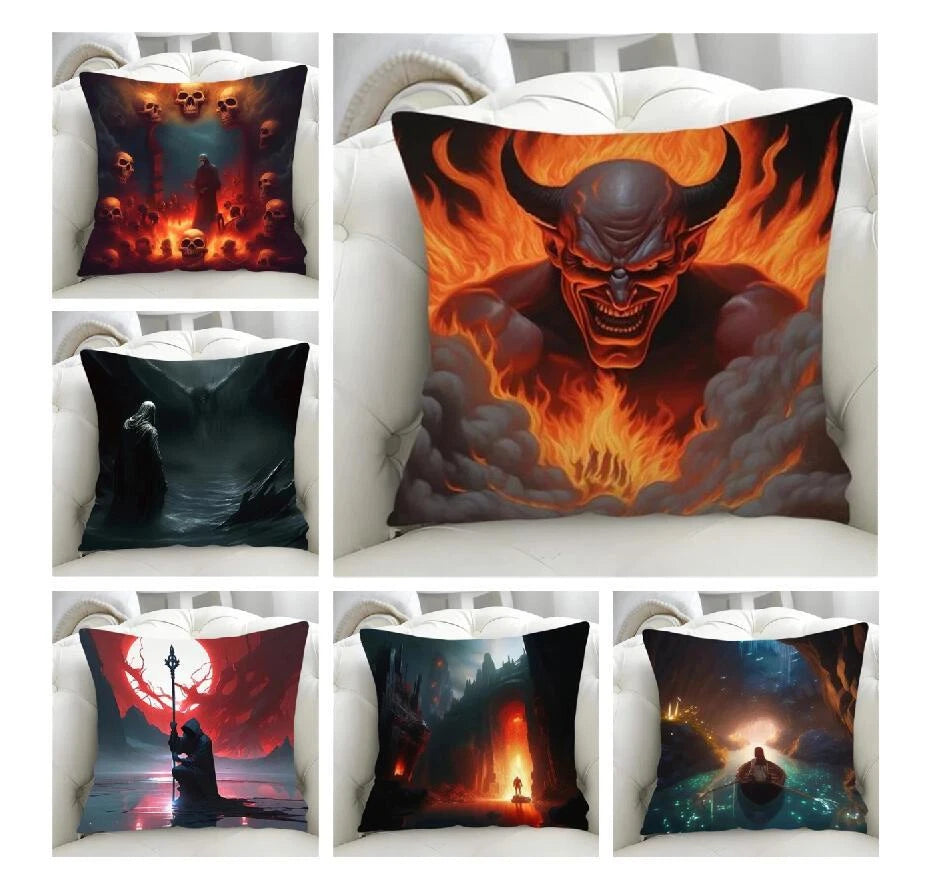 Pillowcase the Underground Cushion Cover Fall Decorative for Short Plush Sofa