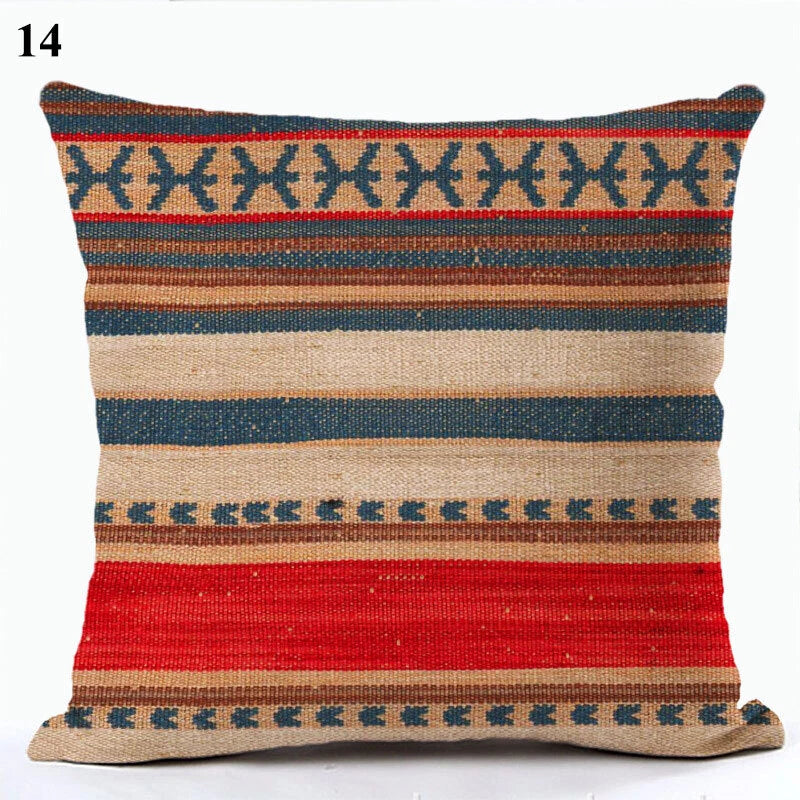 Sofa Bed Printed Pillowcase Ethnic Cushion Cover Throw Pillow Case Home Decor