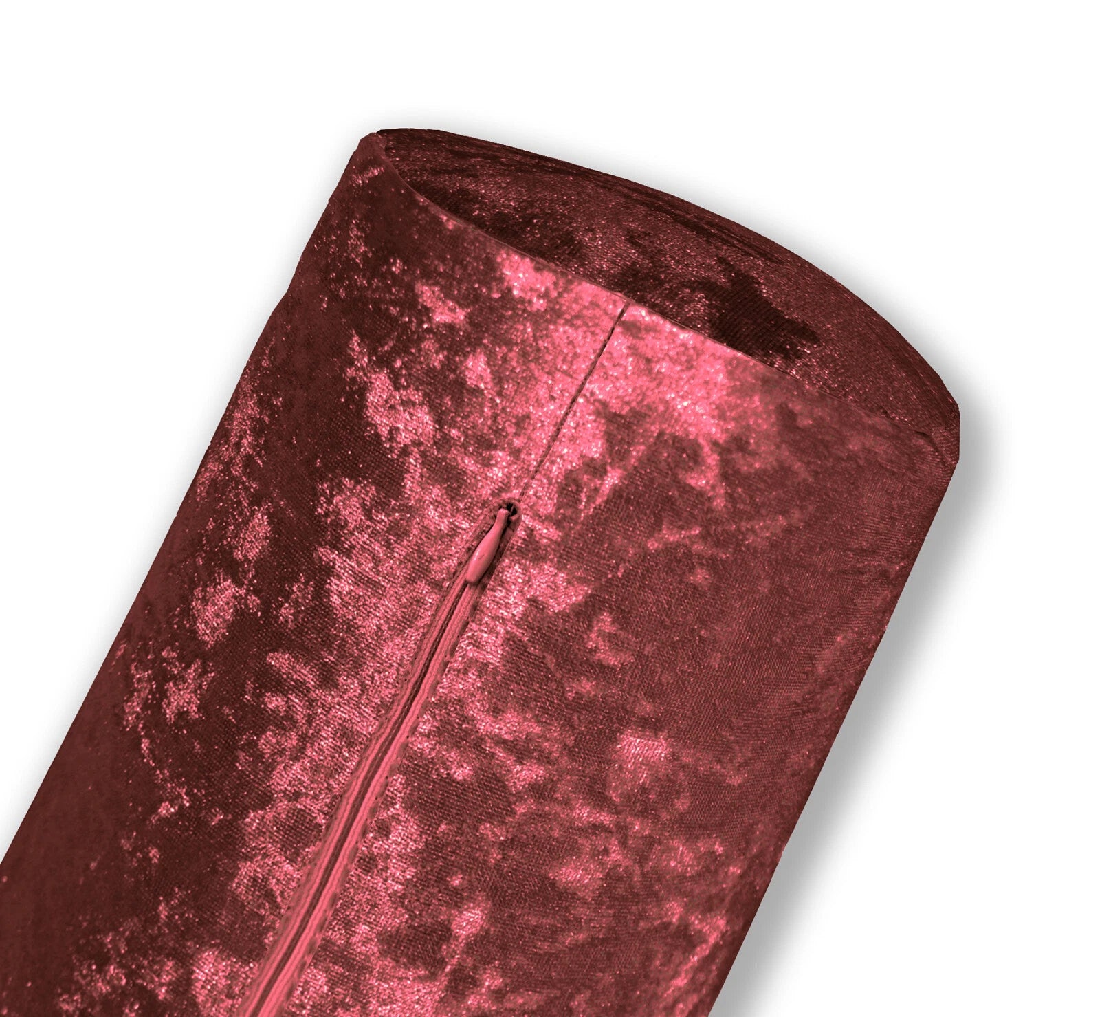 Mv08 Shery-Red Crushed Velvet Sofa Seat Patio Bench Cushion Bolster Cover/Runner